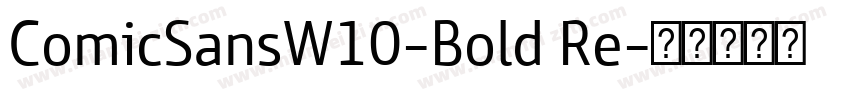 ComicSansW10-Bold Re字体转换
